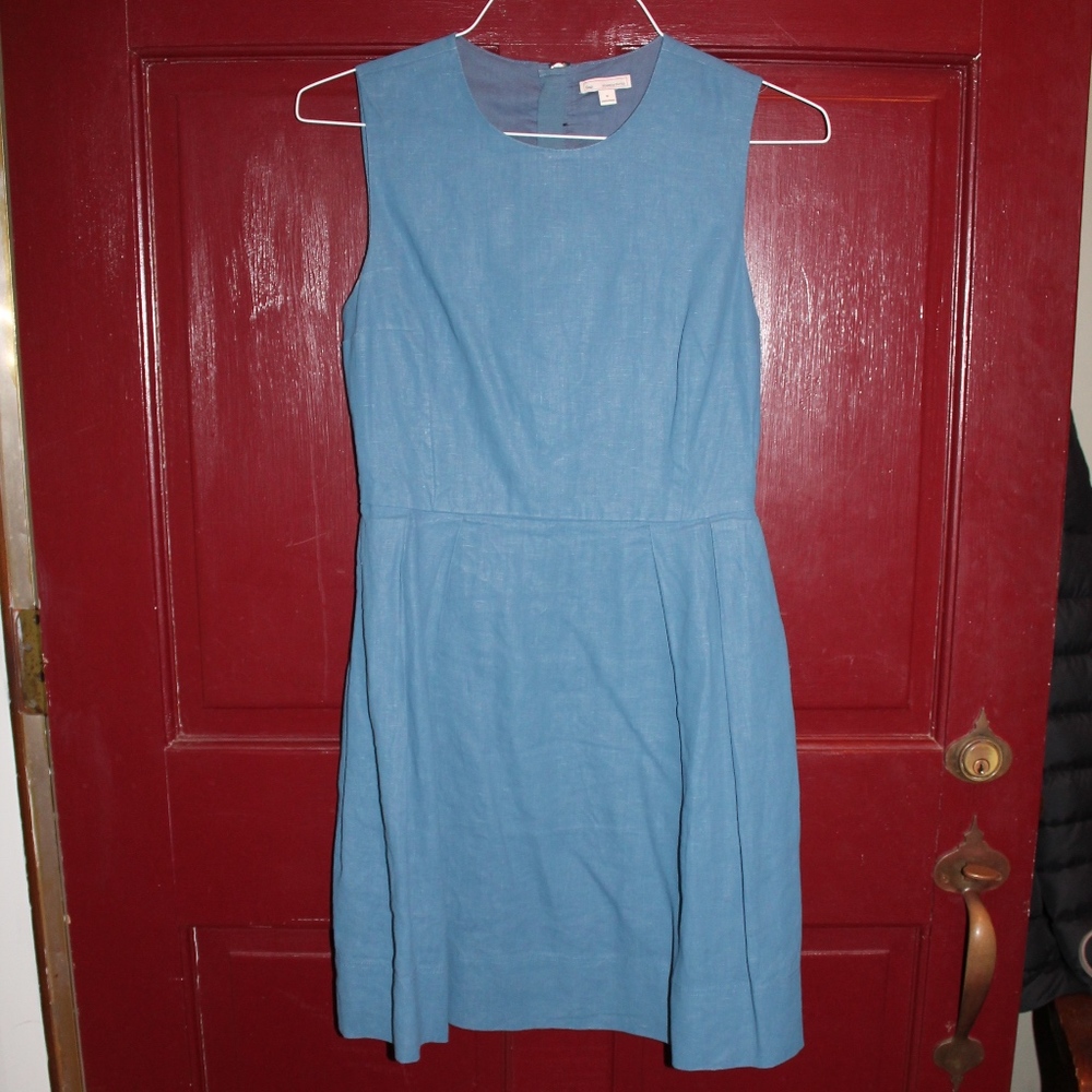 Gap Navy Linen Dress